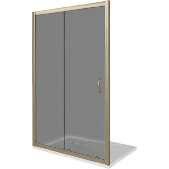 Душевая дверь в нишу Good Door Jazze WTW-120-B-BR 120 профиль Бронза стекло тонированное