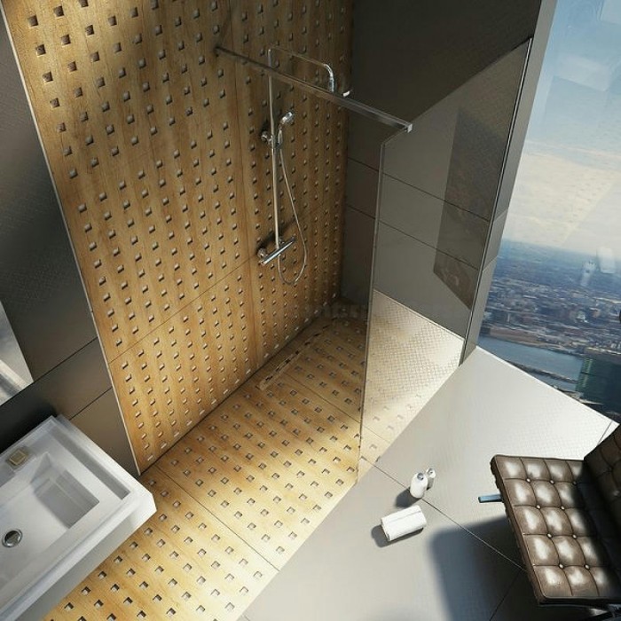Душевая перегородка Ravak Walk-In Wall 90 GW9W70C00Z1 профиль хром, стекло прозрачное