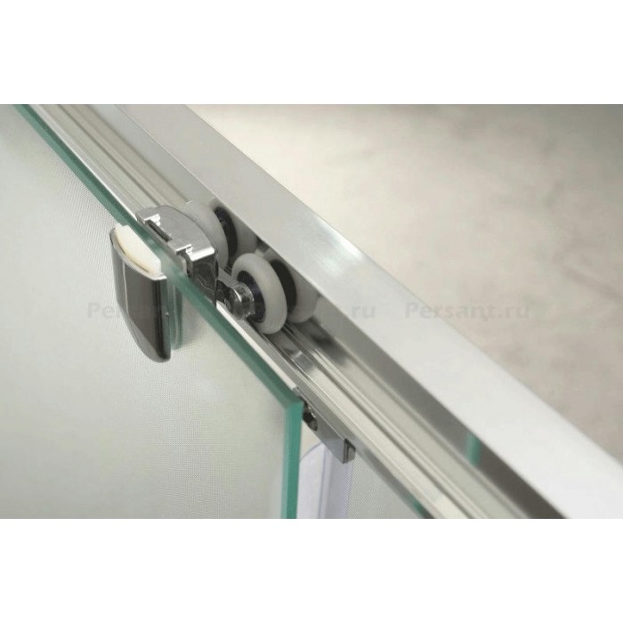 Душевая дверь BelBagno Uno 130 UNO-195-BF-1-130-C-Cr профиль Хром стекло прозрачное