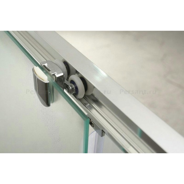 Душевая дверь BelBagno Uno 150 UNO-195-BF-1-150-P-Cr профиль Хром стекло рифленое