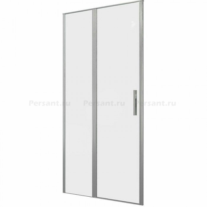 Душевая дверь Allen Brau Priority 100 3.31029.BA профиль серебро браш, стекло прозрачное