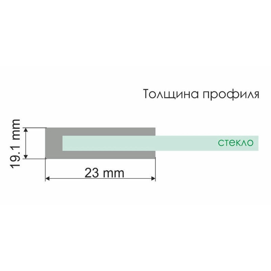 Душевая дверь WasserKRAFT Dill 120 61S05 профиль Черный матовый стекло прозрачное