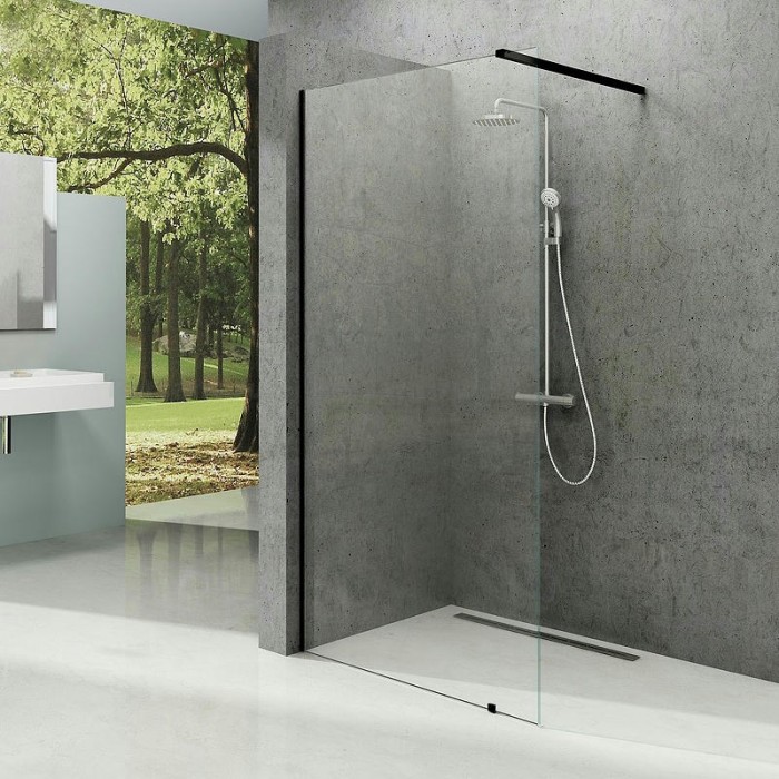 Душевая перегородка Ravak Walk-In Wall 60 GW9W00300Z1 профиль черный, стекло прозрачное