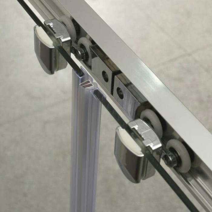 Душевая дверь BelBagno Unique 200 UNIQUE-BF-2-170/200-C-Cr профиль хром стекло прозрачное