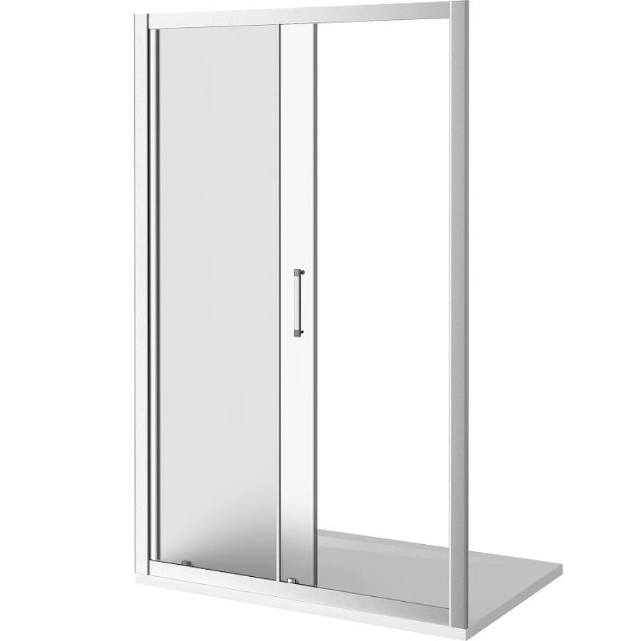 Душевая дверь Good Door Latte WTW-140-G-WE 140 профиль Белый стекло Grape