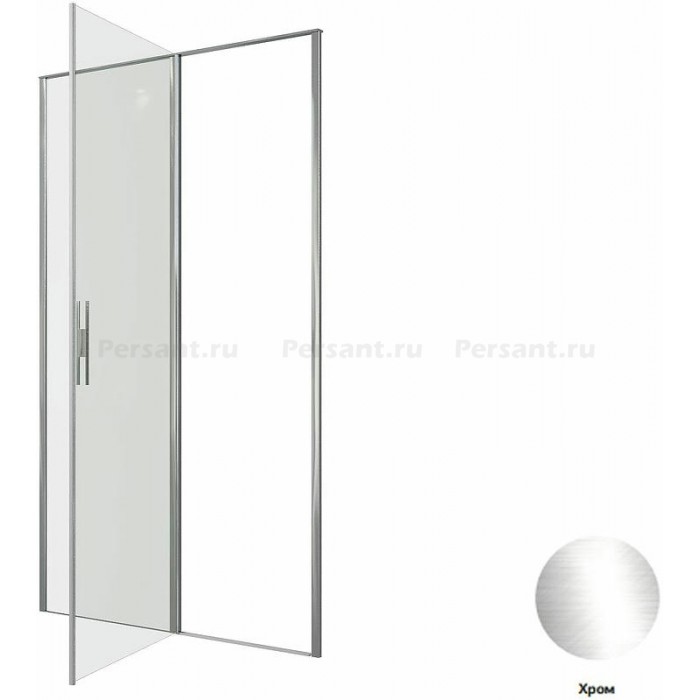 Душевая дверь Allen Brau Priority 120 3.31031.00 профиль хром, стекло прозрачное