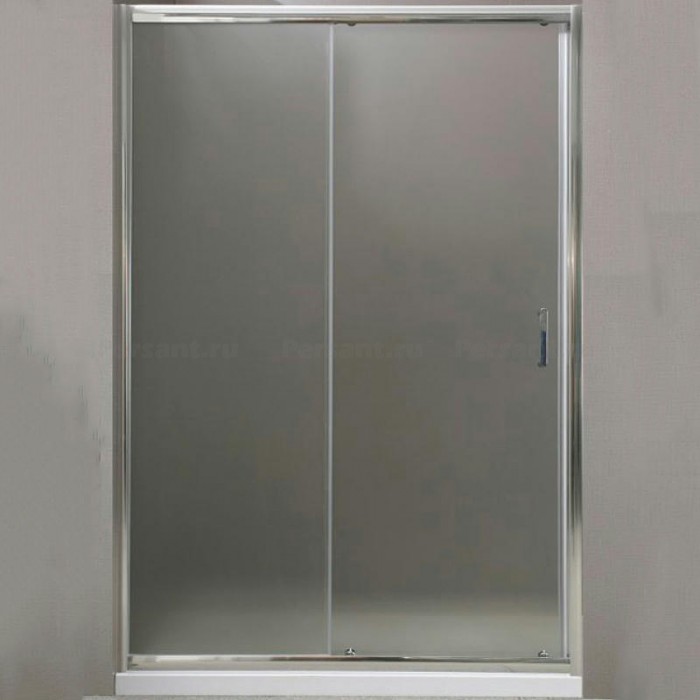 Душевая дверь BelBagno Uno 150 UNO-195-BF-1-150-P-Cr профиль Хром стекло рифленое