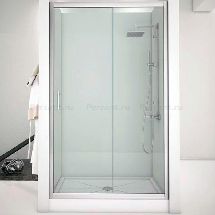 Душевая дверь Aquanet Alfa NAA6121 130 профиль Хром стекло прозрачное