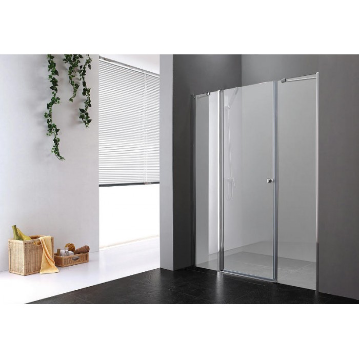 Душевая дверь Cezares Elena 180 L ELENA-W-B-13-60+60/60-P-Cr-L профиль Хром стекло рифленое