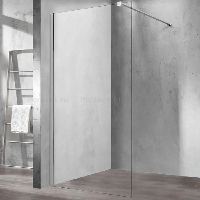 Душевая перегородка Vincea Walk-In 100 VSW-1H100CL профиль хром, прозрачное стекло
