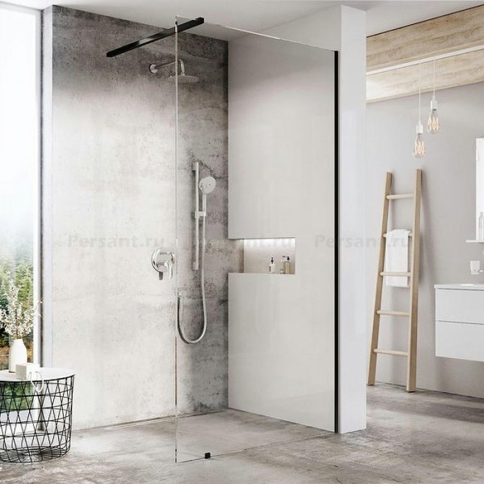 Душевая перегородка Ravak Walk-In Wall 60 GW9W00300Z1 профиль черный, стекло прозрачное