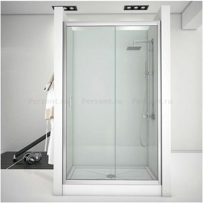 Душевая дверь Aquanet Alfa NAA6121 130 профиль Хром стекло прозрачное