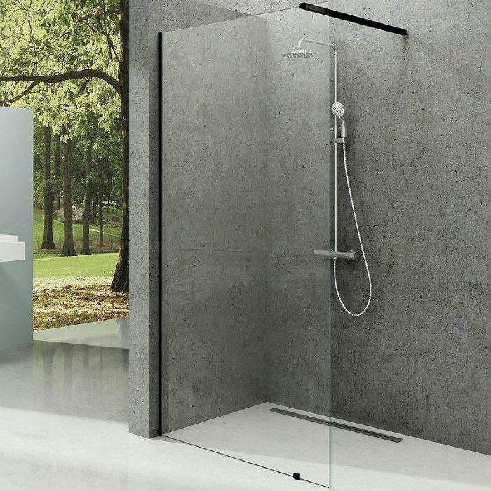 Душевая перегородка Ravak Walk-In Wall 60 GW9W00300Z1 профиль черный, стекло прозрачное