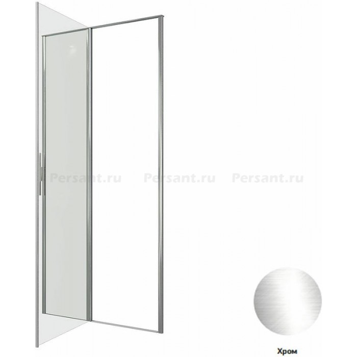 Душевая дверь Allen Brau Priority 100 3.31028.00 профиль хром, стекло прозрачное