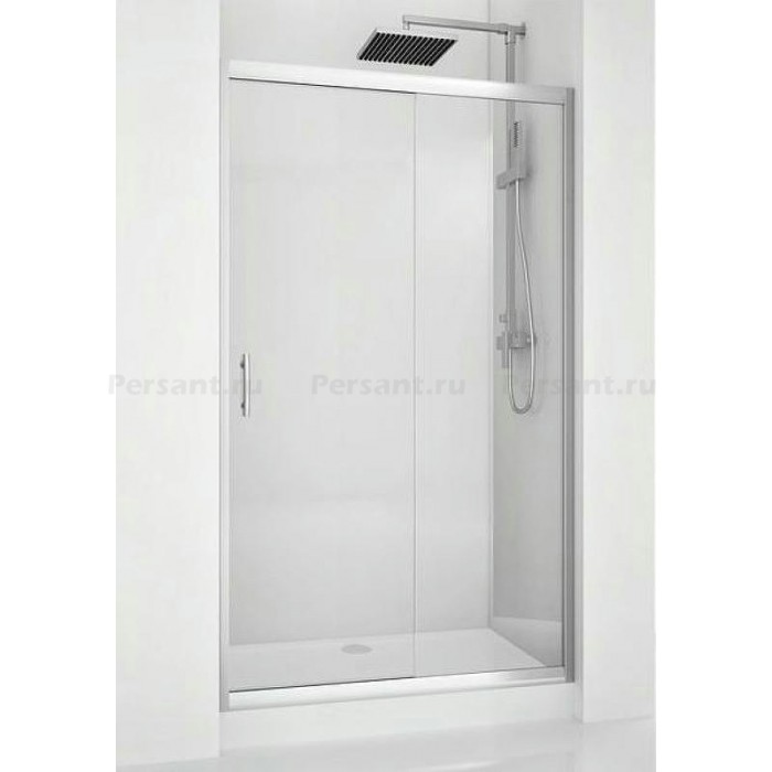 Душевая дверь Aquanet Alfa NAA6121 130 профиль Хром стекло прозрачное