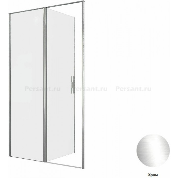 Душевая дверь Allen Brau Priority 120 3.31031.00 профиль хром, стекло прозрачное