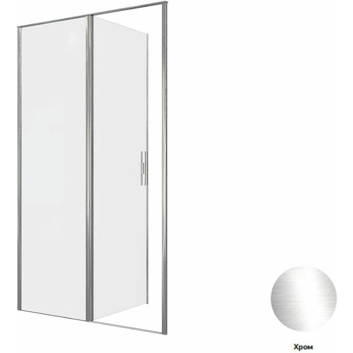 Душевая дверь Allen Brau Priority 120 3.31031.00 профиль Хром стекло прозрачное