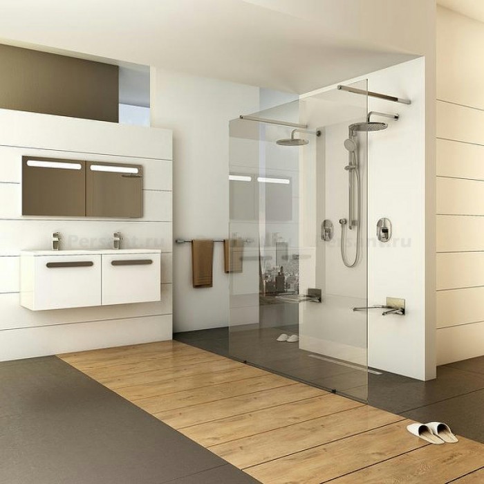 Душевая перегородка Ravak Walk-In Free 150 GW9FP0C00Z1 профиль хром, стекло прозрачное