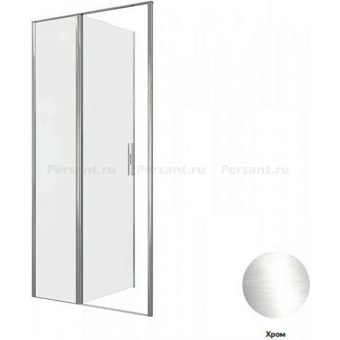 Душевая дверь Allen Brau Priority 100 3.31028.00 профиль хром, стекло прозрачное
