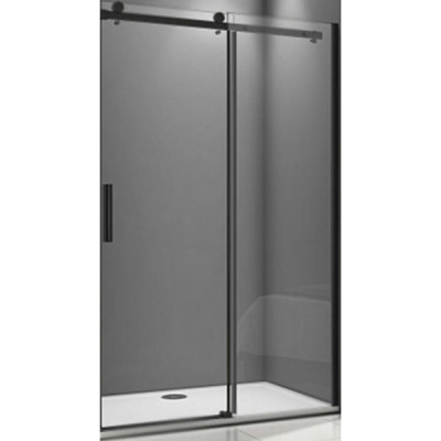 Душевая дверь в нишу Good Door Galaxy WTW-110-C-B 110 профиль Черный стекло прозрачное