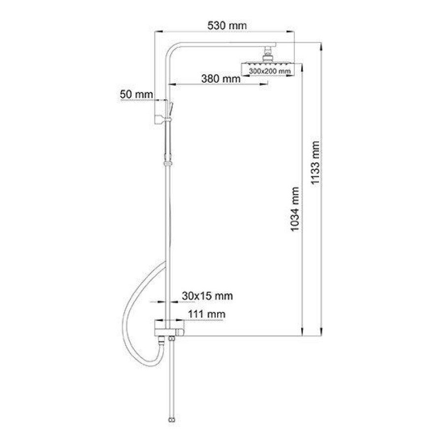 Душевая стойка WasserKRAFT A042