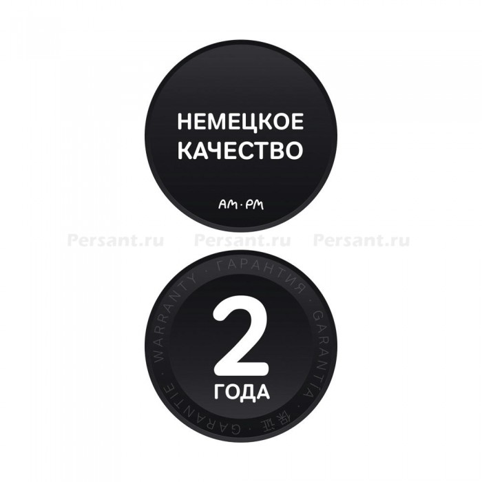 Душевая система AM.PM Like F0780222 без смесителя черная матовая