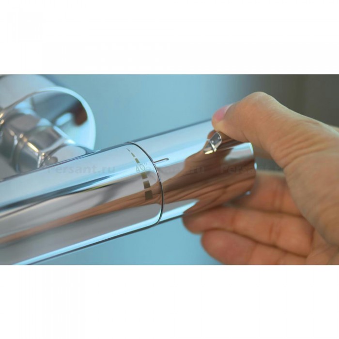 Душевая стойка hansgrohe Crometta S 240 Showerpipe EcoSmart 27268000 с термостатом