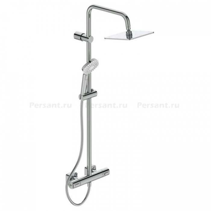 Душевая стойка Ideal Standard IDEALRAIN CUBE EVO A6985AA с термостатом, хром