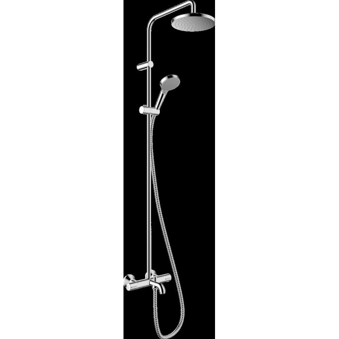 Душевая система c термостатом hansgrohe Vernis Blend Showerpipe 200 1jet 26079000, EcoSmart, хром