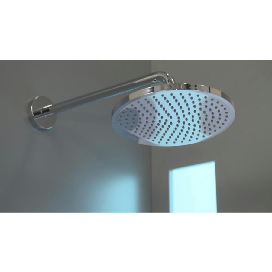 Душевая стойка hansgrohe Crometta S 240 1jet Showerpipe EcoSmart 27268000 с термостатом