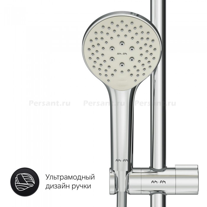 Душевая система AM.PM X-Joy F40885A34 со смесителем, хром