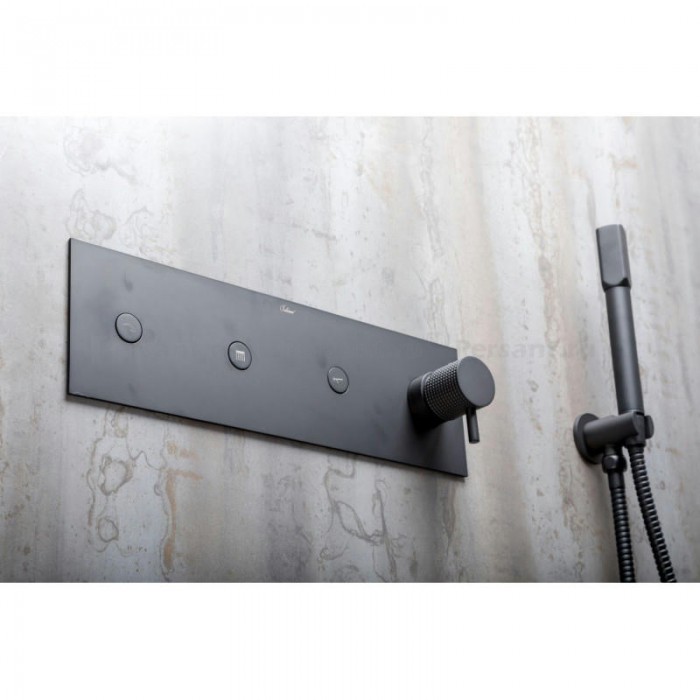Душевой комплект Boheme Fusion 130-B черный матовый