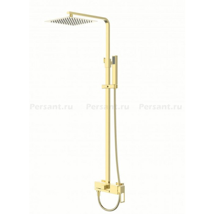 Душевая стойка BelBagno Luce LUC-VSCM-ORO золото глянцевое