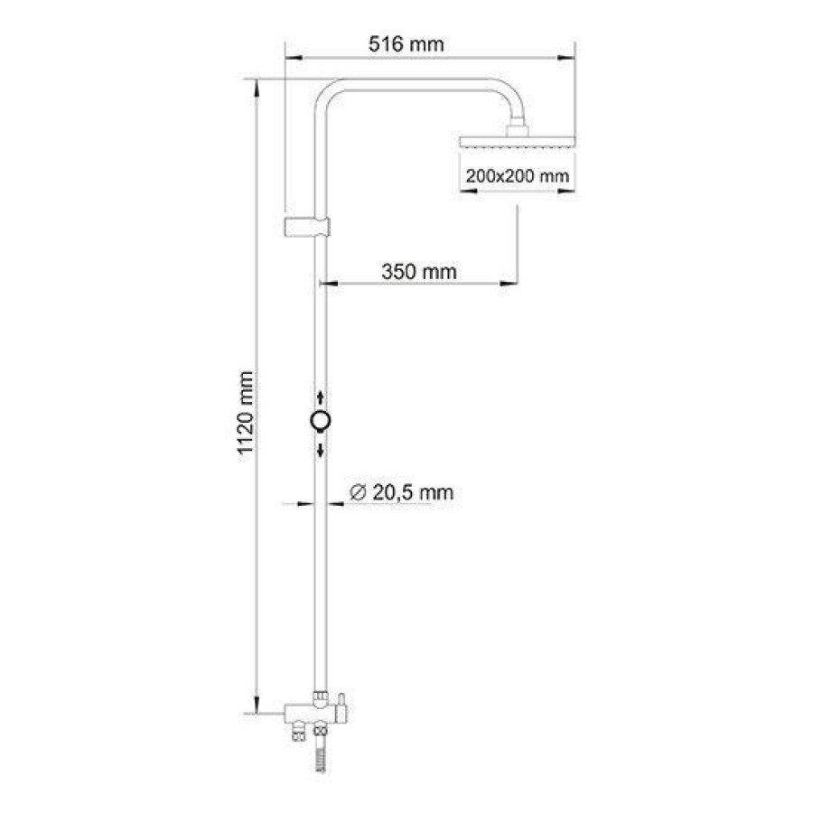 Душевая стойка WasserKRAFT A040