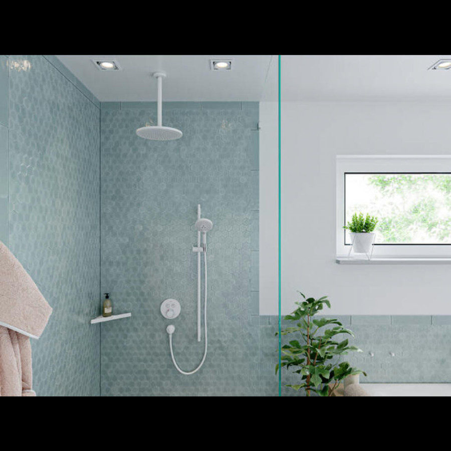 Душевая стойка hansgrohe Unica S Puro 28631700, со шлангом и держателем