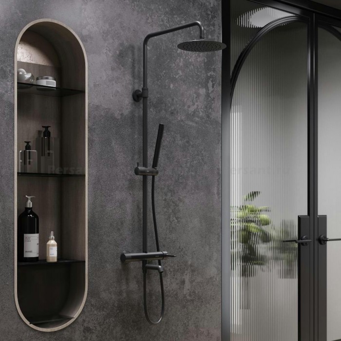 Душевая стойка Damixa Scandinavian Pure 936740300 черная