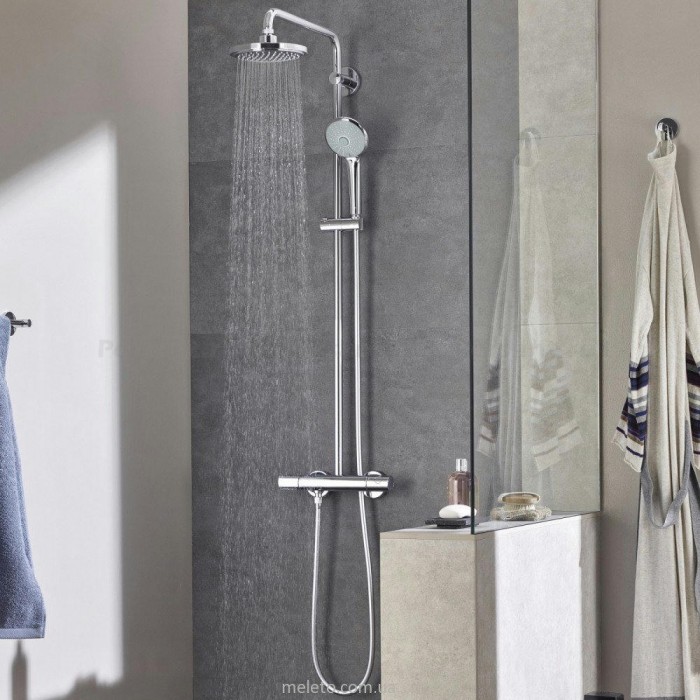 Душевая стойка Grohe Euphoria 27296001 с термостатом, хром