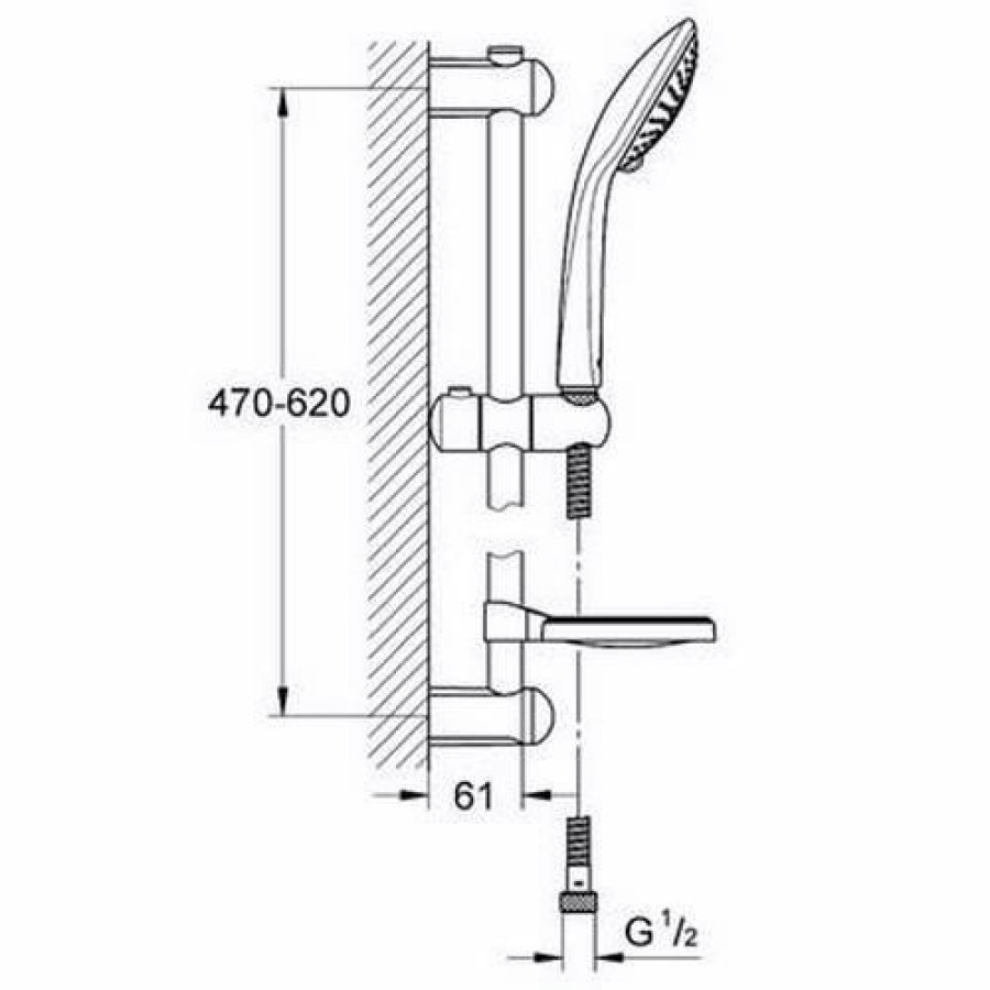 Душевой гарнитур Grohe Champagne Euphoria 27232001