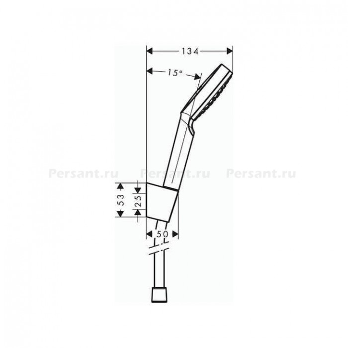 Душевой гарнитур hansgrohe Crometta 1jet 26567400 хром