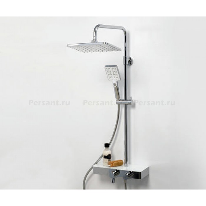 Душевая стойка WasserKRAFT A11301 Thermo с термостатом, хром