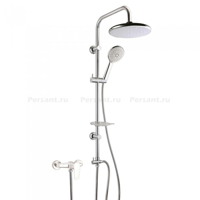Душевая система Paini RS WHITE 50CR191B0RS1P3 без смесителя, хром