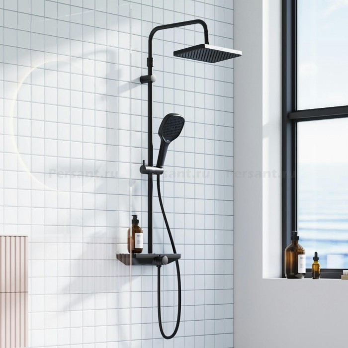 Душевая стойка Damixa Scandinavian Pure 940730300 черная