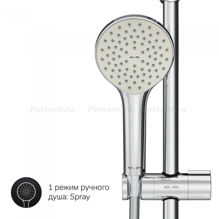 Душевая система AM.PM Gem F40890A94 со смесителем хром