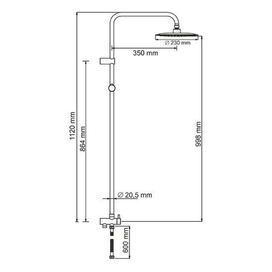 Душевая стойка WasserKRAFT A041