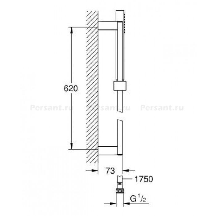 Душевой гарнитур GROHE Euphoria Cube 27936000