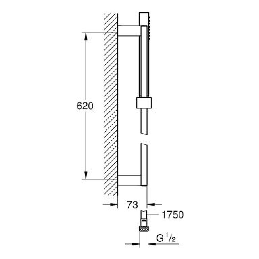 Душевой гарнитур GROHE Euphoria Cube 27936000