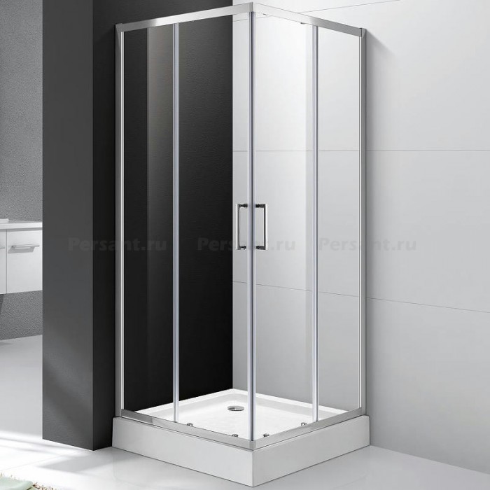 Душевой уголок Cezares Molveno 90х90 MOLVENO-A-2-90-C-Cr-IV профиль хром стекло прозрачное