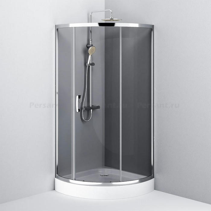 Душевой уголок AM.PM Like  90x90 W83UG-315-090CG профиль хром, стекло тонированное