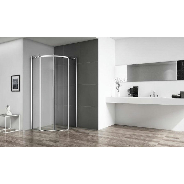 Душевой уголок BelBagno Acqua 90x90 ACQUA-R-2-90-C-Cr профиль Хром стекло прозрачное