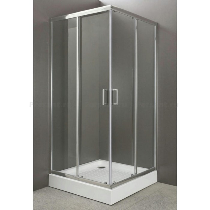 Душевой уголок BelBagno Uno 90x90 UNO-195-A-2-90-C-Cr профиль Хром стекло прозрачное